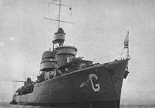 wraz z polskimi niszczycielami ORP Burza i ORP Błyskawica. 4 maja 1940 r. zatopiony przez samoloty niemieckie.