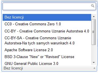 Licencje prawne bez licencji: dozwolony użytek oświadczenie CC0: domena publiczna otwarte licencje CC licencje otwartego