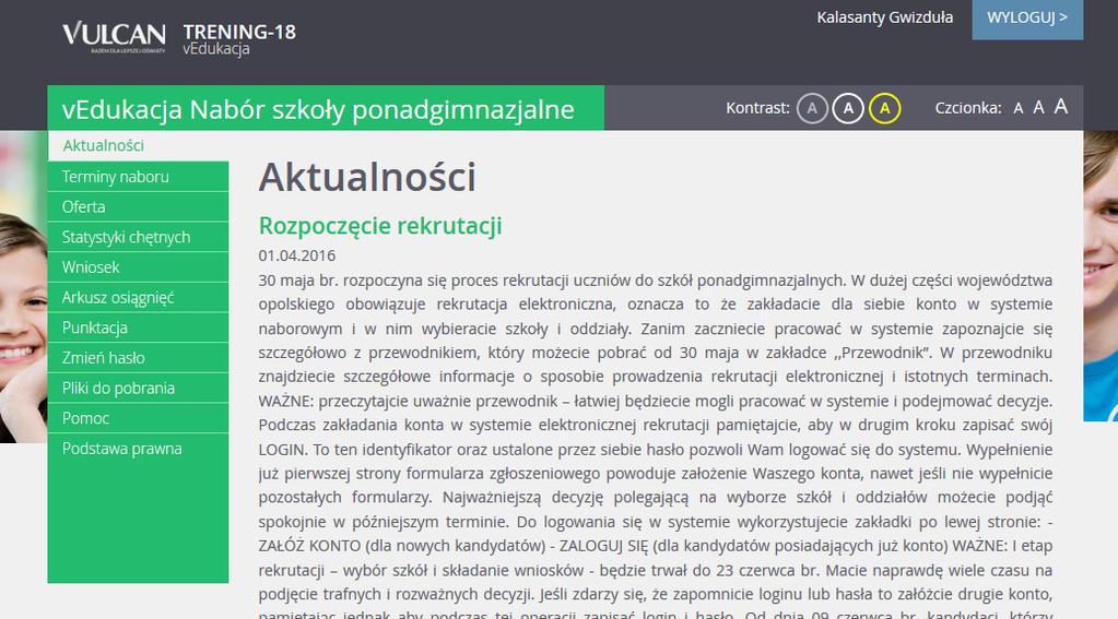 Szeregowanie oddziałów przez kandydata według kryterium istotności dla siebie zapobiega zjawisku blokowania miejsc kandydat, któremu wyniki pozwalałyby zostać przyjętym do kilku oddziałów, zostanie