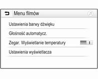 34 Urządzenia zewnętrzne Odtwarzanie następnego lub poprzedniego pliku Dotknąć c, aby odtworzyć następny plik filmowy.