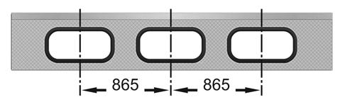 Okna OH1042D Szerokość światła otworu Liczba okien 2050 2134 mm 1 2135 2999 mm 2 3000 3500 mm 3 Opcjonalnie: