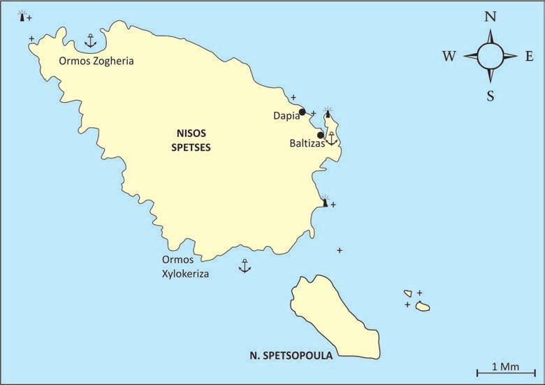 Zatoki Sarońska i Argolidzka 87 Spetses, Spetse, Spetsai Pomimo kilku po arów, które strawiły pi kne gaje piniowe, wyspa jest najbardziej zielon z wysp tego rejonu.
