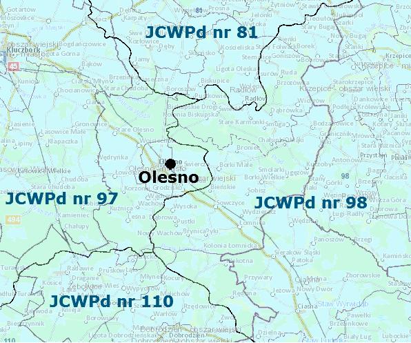 Program Ochrony Środowiska dla Gminy Olesno na lata 2016-2019 z perspektywą na lata 2020-2023 Jak wynika z powyższej tabeli wody JCWP Libawa charakteryzują się złym ogólnym stanem, natomiast dla JCWP