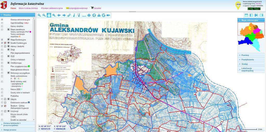 Instrukcja obsługi mapy interaktywnej Obsługa mapy jest niezwykle łatwa.