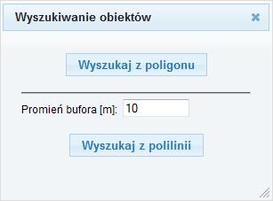 Następne powiększenie. Link do aktualnego widoku mapy. Po naciśnięciu tego przycisku otwierane jest dodatkowe okno, gdzie w polu edycyjnym jest kompletny link do mapy.