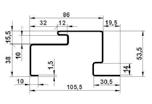 OŚCIEŻNICE PROGI, WYMIARY PROFILE I SCHEMATY OŚCIEŻNIC RODZAJ OŚCIEŻNICY PERFOTHERM FAP SL FTP SL FRP SL * OŚCIEŻNICA Z PRZEKŁADKĄ FAZ SL OŚCIEŻNICA ALUMINIOWA ALUTERM FAL SL MODEL DRZWI GWC 20 80N