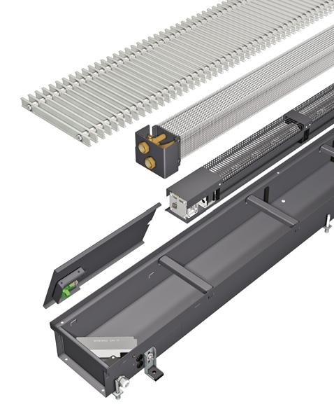 Wersje rusztu (Przykłady jako ruszty prętowe) Katherm QX Opis produktu Opis produktu 11 = aluminium, naturalnie eloksalowane 12 = aluminium, eloksalowane na mosiądz 13 = aluminium, eloksalowane na