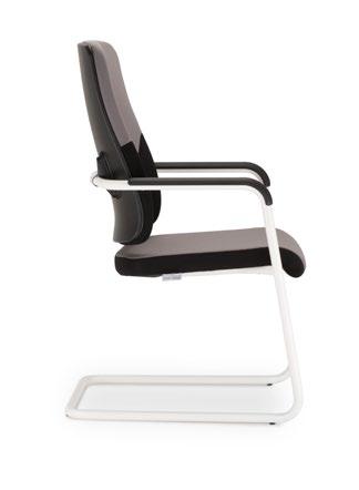 Armrests Podłokietniki The armrests integrated with the frames of conference chairs can be equipped with black or grey polyurethane pads.
