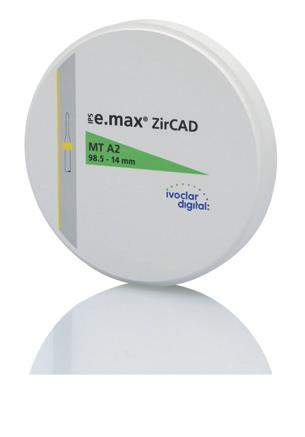 max ZirCAD MT oferuje dużą elastyczność pracy, można go wykorzystać w różnych technikach wykończeniowych.