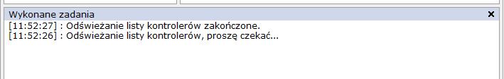 Okno właściwości elementu Wyświetla parametry elementu wybranego na liście elementów.