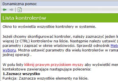 systemu mogą nie być wyświetlane. Aby je wyświetlić należy wybrać Widok->Przywróć układ strony.