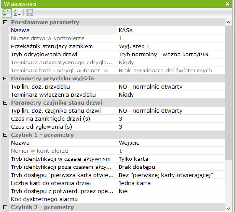 okno wykonanych zadań Wyświetla na bieżąco opis czynności wykonywanych przez operatora.