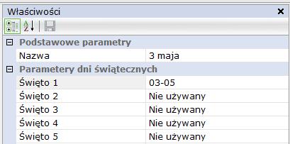 O północy podczas zmiany daty system sprawdza czy następna doba kalendarzowa znajduje się na liście dni świątecznych. Jeżeli tak, to zmienia harmonogram na świąteczny, czyli brak dostępu.