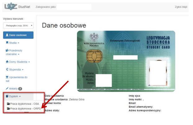 Jeśli jego zawartość budzi wątpliwości, promotor ma możliwość zalogowania się do systemu OSA WWW (graficzny interface systemu OSA) oraz wgląd do szczegółowego raportu.