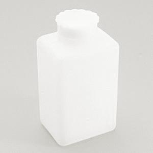 Butelki HDPE: z uszczelką zakręcane kwadratowe skalowane BU.03.294230 Butelka HDPE, kwadratowa, skalowana, 25 ml, średnica wlewu - 9 mm, wymiary: 25x30x h 60 mm 80 BU.03.29423 Butelka HDPE, kwadratowa, skalowana, ml, średnica wlewu - 24 mm, wymiary: 30x40x h 72 mm 80 BU.