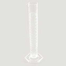 Cylindry z polimetylopentanu - PMP (TPX ): wykonane z przejrzystego materiału skala tłoczona w kolorze neutralnym certyfikat zgodności DIN 268/ ISO 042 CY.03.00826 CY.03.00827 CY.03.06396 CY.03.06397 CY.