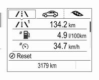 informacje systemu audio i systemu audio-nawigacyjnego informacje telefonu informacje układu nawigacji Wyświetlacz w wersji Baselevel W zależności od wersji strony menu wyświetlacza Baselevel wybiera