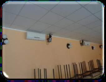 Zamontowana klimatyzacja w świetlicy w Rusinowie Budowa kominka w świetlicy wiejskiej w Rzepowie wraz z
