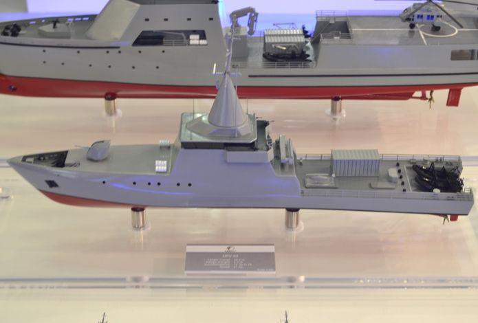 Okręt patrolowy OPV 50 konsorcjum Kership fot. M.Dura W propozycji KERSHIP jest również okręt wielozadaniowy B2M (Bâtiment Multi-Mission), który jest właśnie budowany dla sił morskich Francji.