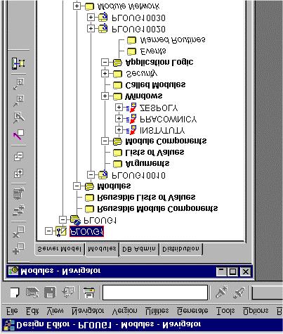 Proces transformacji Wynik Umieszczone w repozytorium systemu definicje modułówkandydatów na aplikacje