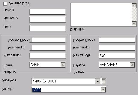 Dziedzina (domain) Wartości dopuszczalne