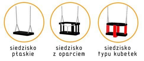 7. HUŚTAWKI WAHADŁOWE 7.1. HUŚTAWKA PODWÓJNA Dwuosobowa huśtawka wahadłowa, przeznaczona dla dzieci młodszych wyposażona w siedziska z oparciem; ćwiczy równowagę.