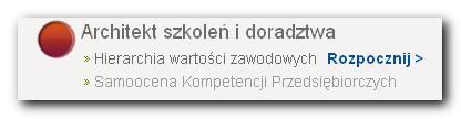 Architekt szkoleń i doradztwa uaktywnia się w systemie