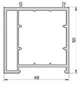 Wymiary Opakowanie/m TSUK2020 szary jasny 20x20mm 45