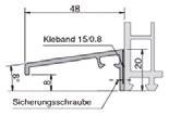 Kolor Wymiary (mm) Opakowanie /m WSA4842-2SK/EV1* EV1 5000 x 43 x 25,0 50 WSA4842-1/EV1* EV1 50