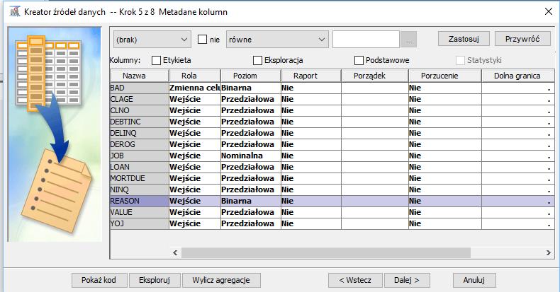 Rysunek: Wczytywanie danych Maciej Jędrzejczyk, Paulina Konecka Data mining 14 czerwca 2018 11 / 79 Sample Import danych Aby wczytać zródło danych