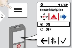 Ustawienia Ustawienia Bluetooth Po włączeniu w trybie pomiaru funkcja umożliwia przesuwanie kursora na komputerze za pomocą przycisków strzałek. Włącz lub wyłącz funkcję.