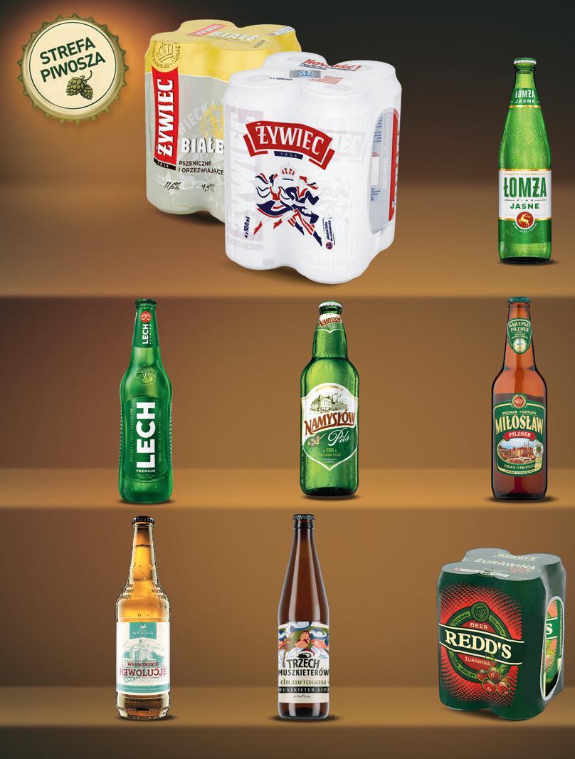 2,25 zł / 1 puszka Piwo Żywiec 4 x 0,5 l cena regularna 11,99 zł / 4-pack 6,00 zł / 1 l KUP 2 za 17,99 zł 9 00 4-pack 4,50 zł / 1 l Piwo Łomża 0,5 l, 4,58 zł / 1 l od 2,49 2 29 Piwo Lech 0,5 l, 4,98