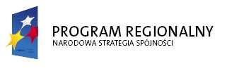 2.2. Logo Narodowej Strategii Spójności Program Regionalny 3 Na wszystkich materiałach informacyjnych i promocyjnych oraz całej dokumentacji związanej z realizacją