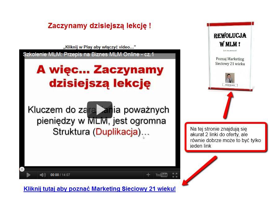 Po kliknięciu w link subskrybent ląduje na takiej stronie: Dopiero pod filmem i akurat w tym wypadku na pasku bocznym znajduje się link, który