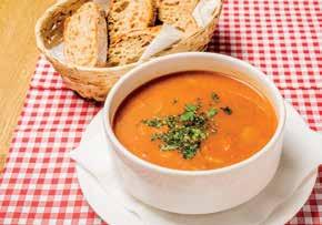 ZUPPE ZUPY SOUPS Minestrone warzywna z makaronem vegetable soup with pasta Crema di
