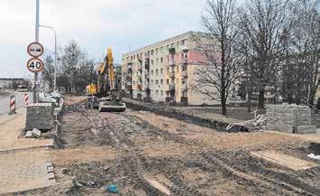 2 JAROTY NR 4/2018 Przebudowa chodnika i budowa ścieżki rowerowej na odcinku dróg Wilczyńskiego Witosa Już w 2015 r.