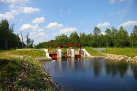 zbudowano drogę technologiczną oraz jaz i progi na Kanale Woźnawiejskim w celu prawidłowego rozrządu i gospodarowania wodą; wyremontowano most na Jegrzni w Kuligach, który służy również okolicznym