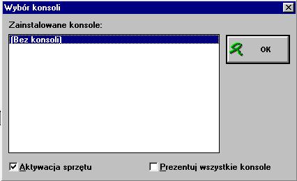 5. Następnie należy określić ćwiczenie jako Bez konsoli i potwierdzić wybór. 6.