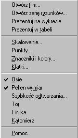 16. Kolejną czynnością jest wybór klatek, na których lokalizowane będzie położenie badanej drobiny. Pomiarów należy dokonać na co trzeciej klatce filmu.