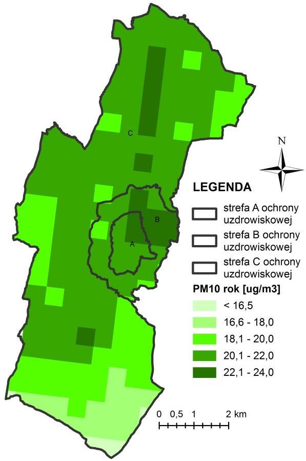 liczba przekroczeń dobowych PM1 9 8 7 6 5 4 3 2 1 I II III IV V VI VII VIII IX X XI XII Rys. 2.6. Liczba przekroczeń dobowych PM1 w Iwoniczu-Zdroju w 217 r.