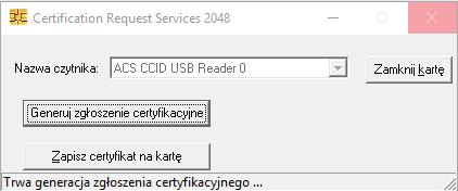 Rysunek 3: Okno z żądaniem podania kodu PIN do profilu zwykłego karty Symbol Znaczenie Aby móc używać karty kryptograficznej niezbędne jest nadanie dla niej kodu PIN.