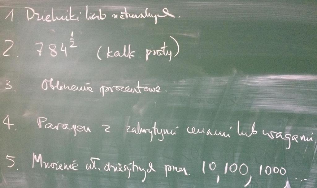 zadań z wykorzystaniem