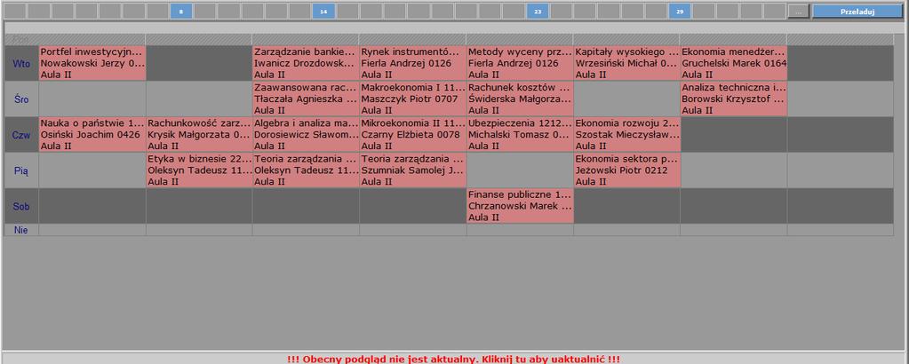 pl/ogolnouczelniane/nauczania/kalendarium/ Aby wyświetlić rozkład dla danej kategorii w konkretnym tygodniu, należy wybrać go na pasku tygodni, odznaczając niepotrzebne tygodnie.