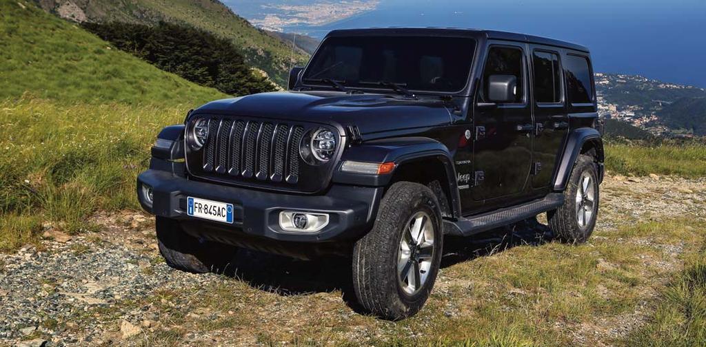 Nowy Jeep Wrangler Unlimited JL WYBRANE ELEMENTY WYPOSAŻENIA BEZPIECZEŃSTWO KOD OPCJI SPORT SAHARA RUBICON Pełnowymiarowe wielostopniowe poduszki powietrzne dla kierowcy i pasażera CG3 Boczne