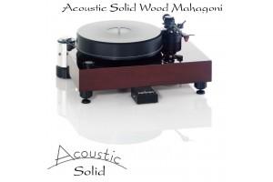 Acoustic Solid Wood Round MPX Cena brutto 23990 pln Gramofon Wood MPX w wersji z zaokrągloną podstawą i platformą wykonaną ze sklejki high- density o dobrych właściwościach akustycznych.