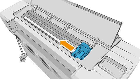 3. Spróbuj przesunąć karetkę głowic drukujących, aby nie blokowała papieru. 4.