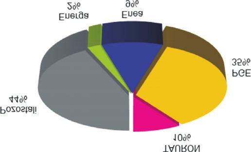 Lp. Grupa Moc zainstalowana Wytwarzanie 1 Iloœæ (GW) Udzia³ (%) Iloœæ (TWh) Udzia³ (%) 7. ENERGA 1,34 3 4 2 8. CEZ 0,60 1 3 2 9.