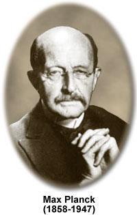 W 1900 Max Planck zaproponował empiryczny wzór: e b (, T ) 5 1 exp( a / T ) 1 Max Planck zaproponował model ciała