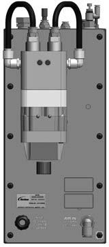 3 6 Instalacja Podłączenie sterownika pompy Pistolet natryskowy Encore HD jest sterowany za pomocą sterownika systemu i sterownika pompy podłączonego za pomocą przewodu sieciowego/zasilania.