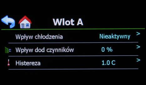 Całkowite maksimum : Ustaw nieprzekraczalne, maksymalne otwarcie wlotu powietrza. Ta wartość nie może zostać przekroczona. 7.2.1.